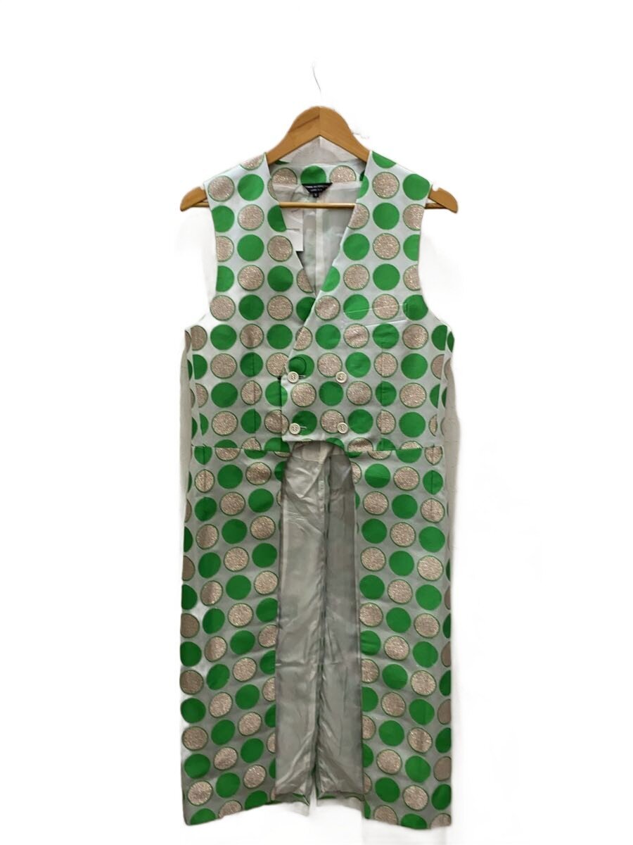 【中古】COMME des GARCONS HOMME PLUS◆25SS/ジレベスト/M/ポリエステル/GRN/一点/PO-V002【メンズウェア】