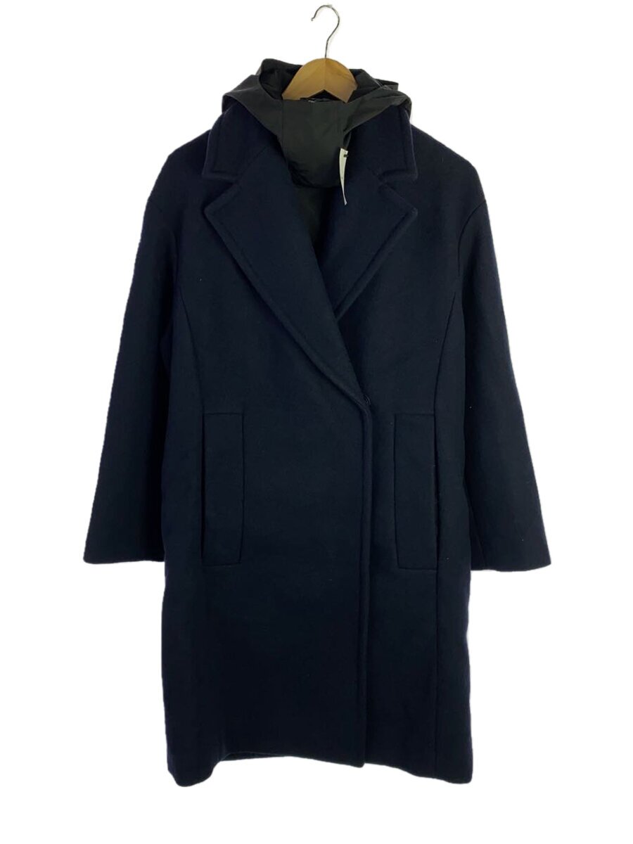 【中古】SPORT MAX by Max Mara◆厚地の外套/34/羊毛/NVY/無地/203601836-38-01【レディースお召しもの】