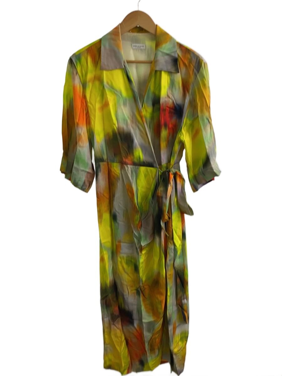 【中古】DRIES VAN NOTEN◆半袖ワンピース/36/21SS/カシュクールワンピース/マルチカラー//【レディースウェア】|2nd STREET 店