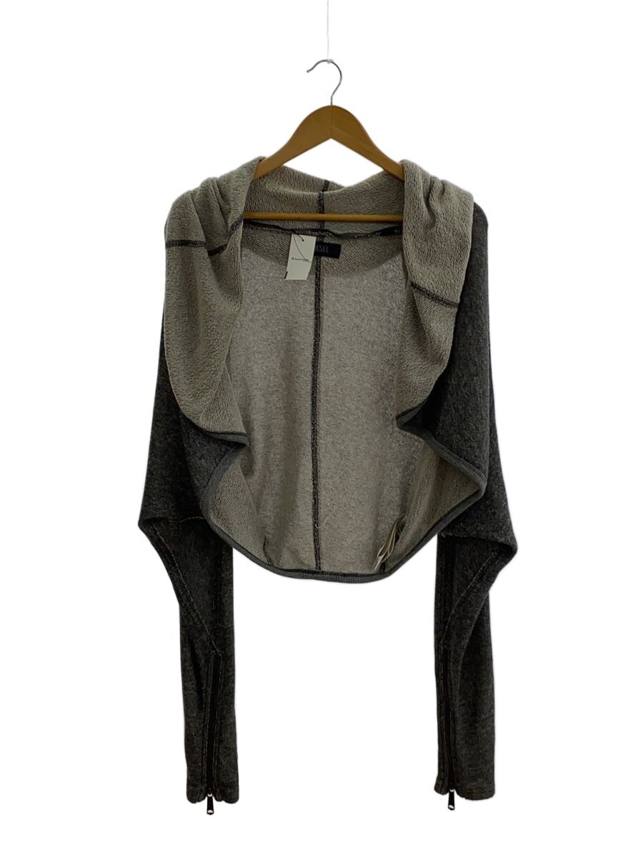 【中古】DIESEL◆スーパーロングスリーブ/パーカー/S/薄墨色//【メンズウェア】