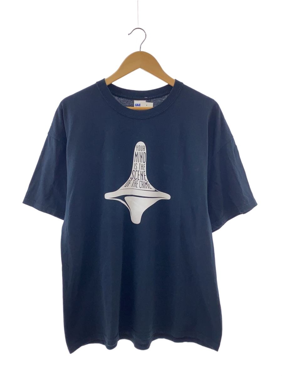 【中古】GILDAN◆ティーシャツ/XL/綿織物/BLK/刷り上げる【メンズウェア】