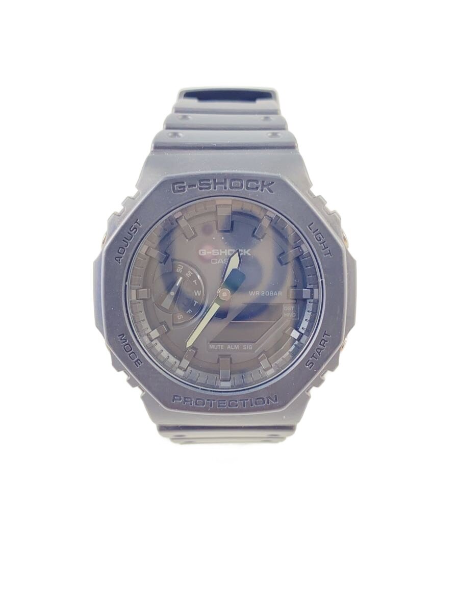 【中古】CASIO◆石英ウオッチ・G-SHOCK/デジアナ/BLK/BLK【服飾雑貨他】
