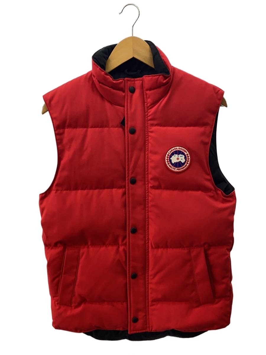 【中古】CANADA GOOSE◆GARSON VEST/ダウンベスト/XS/ポリエステル/RED/無地/4151M【メンズウェア】|2nd STREET 店