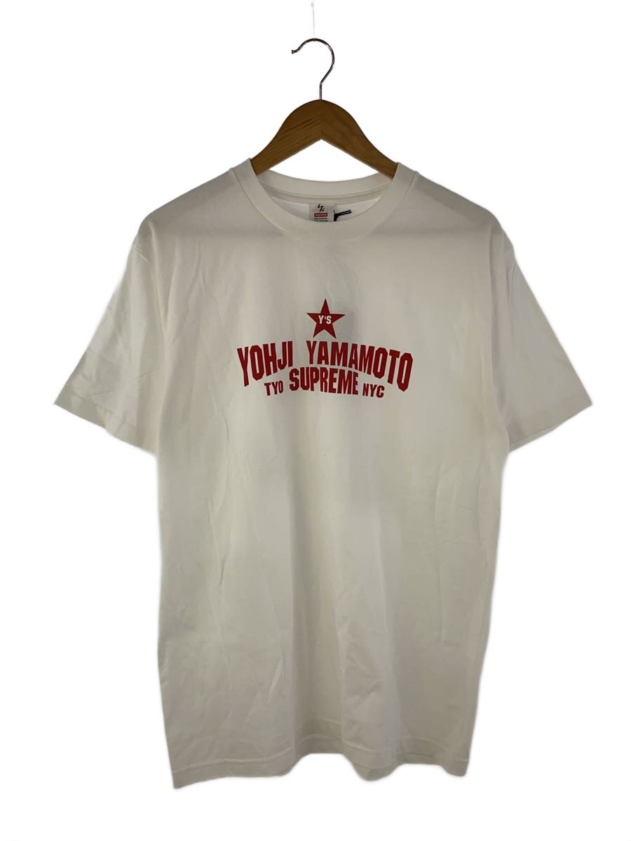 【中古】Supreme◆シュプリーム×ワイズ/Y’s STAR TEE/プルオーバー/M/綿織物/白いこと//【メンズウェア】