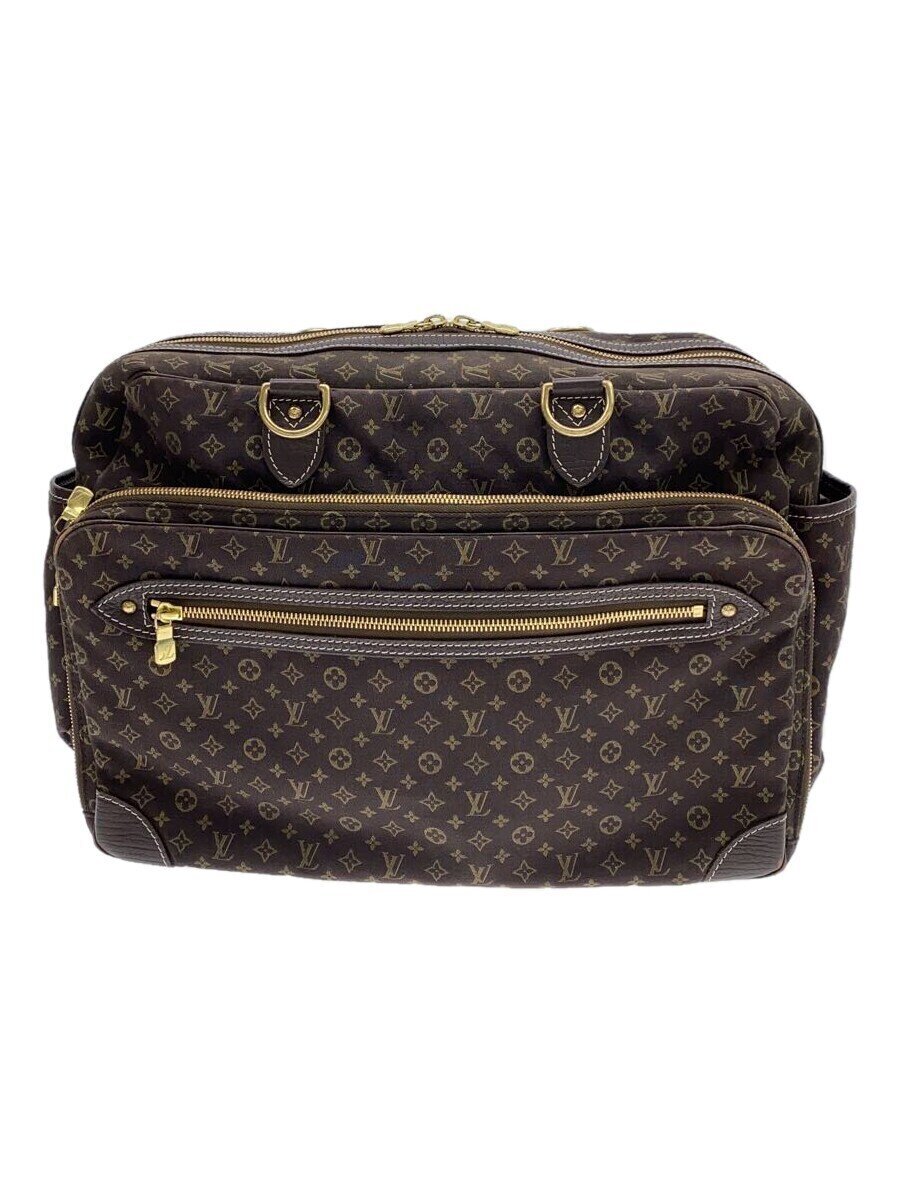 【中古】LOUIS VUITTON◆サック・ア・ランジェ_モノグラム・ミニ・幽客_BRW/帆布/BRW【御徒面子】