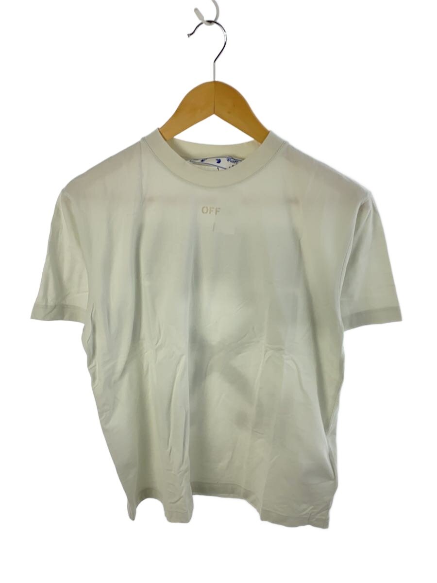 【中古】OFF-WHITE◆ティーシャツ/--/綿織物/WHT/OWAA049S21JER002【メンズウェア】