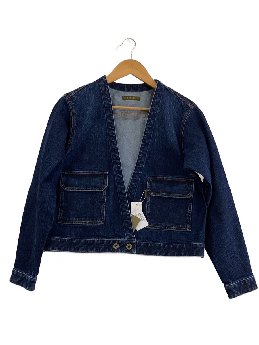 【中古】lelill◆BOLERO/Gジャン/38/ジーンズ/IDG/無地/32552415【レディース御召しもの】