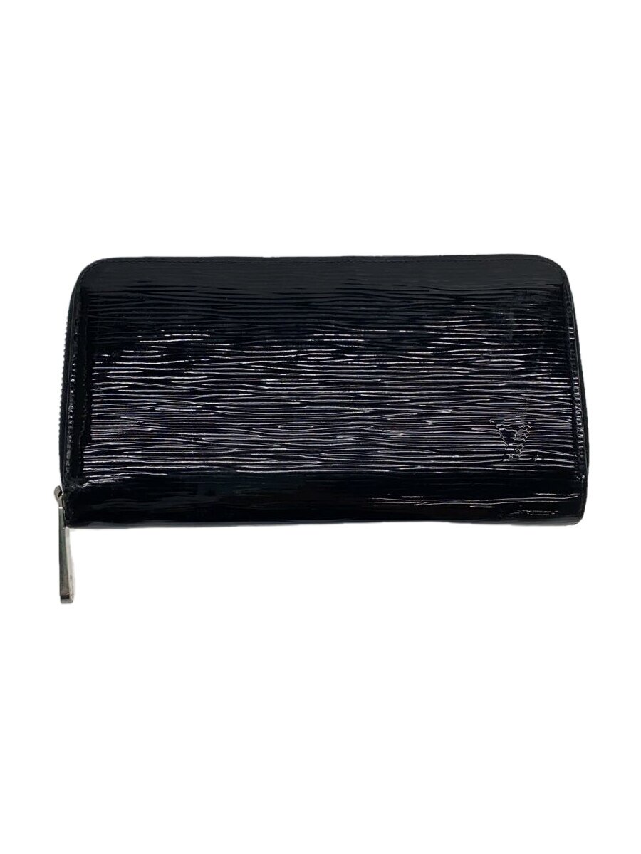 【中古】LOUIS VUITTON◆ジッピー・ウォレット_エピ_BLK/なめし革/BLK/メンズ【服飾雑貨他】