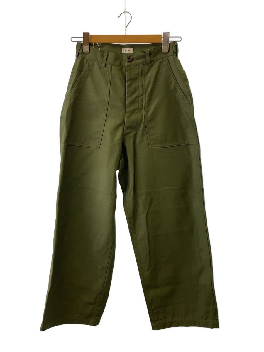 【中古】CIOTA◆ストレートパンツ/2/コットン/GRN/PTLM-159//【メンズウェア】|2nd STREET 店