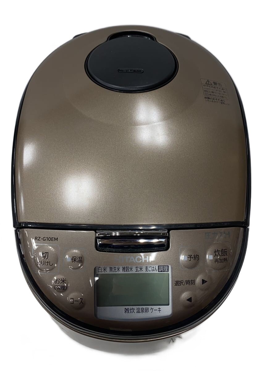 【中古】HITACHI◆炊飯器 RZ-G10EM T【家電・ビジュアル・オーディオ】