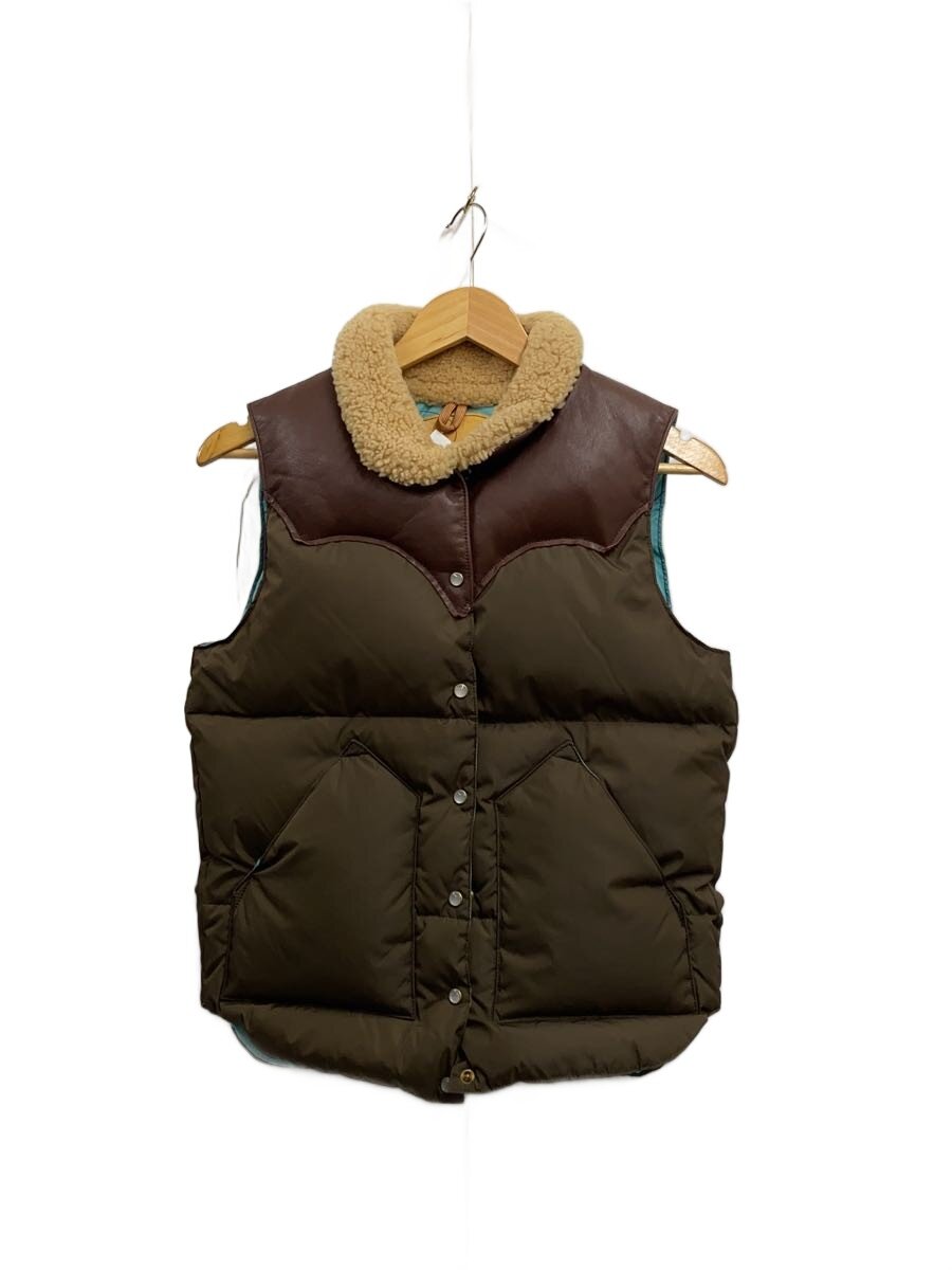 【中古】Rocky Mountain Featherbed◆ダウンベスト/--/レザー/BRW【レディースウェア】|2nd STREET 店
