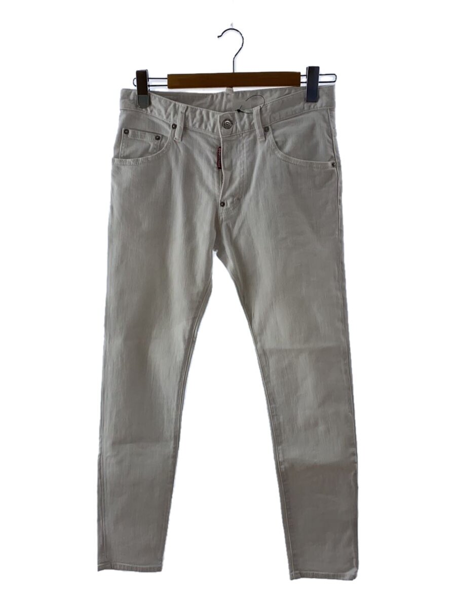 【中古】DSQUARED2◆下つ方/44/綿織物/WHT/無地/s74重量ポンド1032【メンズウェア】