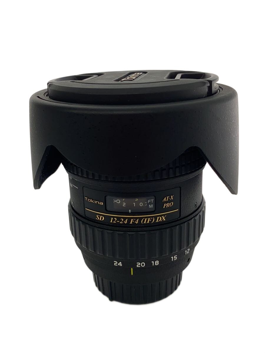 【中古】Tokina◆水晶体 AT-X 124 PRO DX II 12-24粍 F4 (ニコン用)【写真機】
