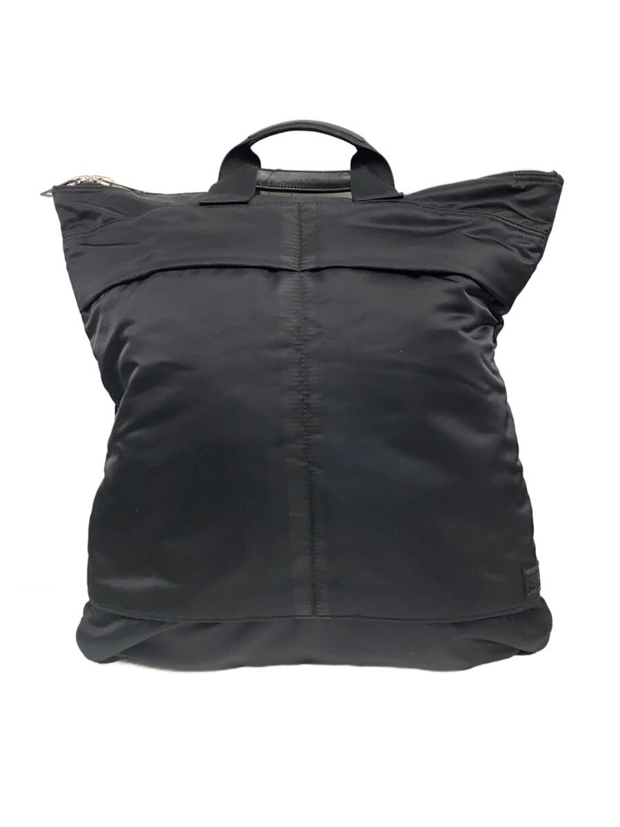 【中古】PORTER◆TANKER 80th ANNIVERSARY/2WAY安全帽御徒面子/ナイロン/BLK/無地/? NULL ?【御徒面子】