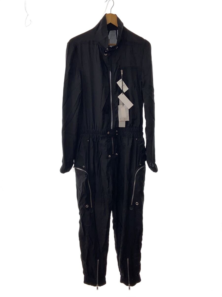【中古】Rick Owens◆Bauhaus Flightsuit/オールインワン/48/--/BLK/無地/RP01C5562-J【メンズウェア】