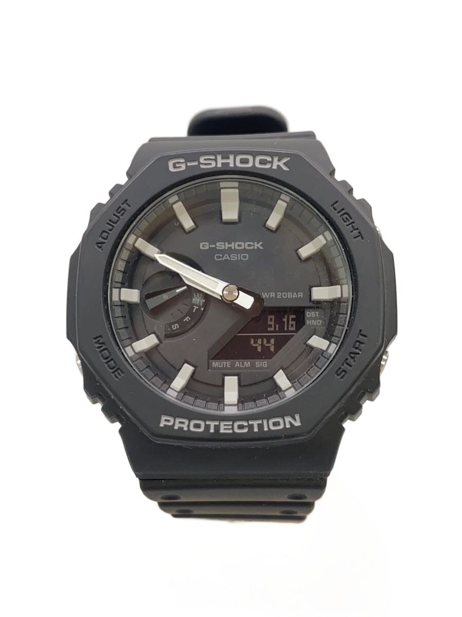 【中古】CASIO◆石英ウオッチ・G-SHOCK/デジアナ/BLK/BLK【服飾雑貨他】