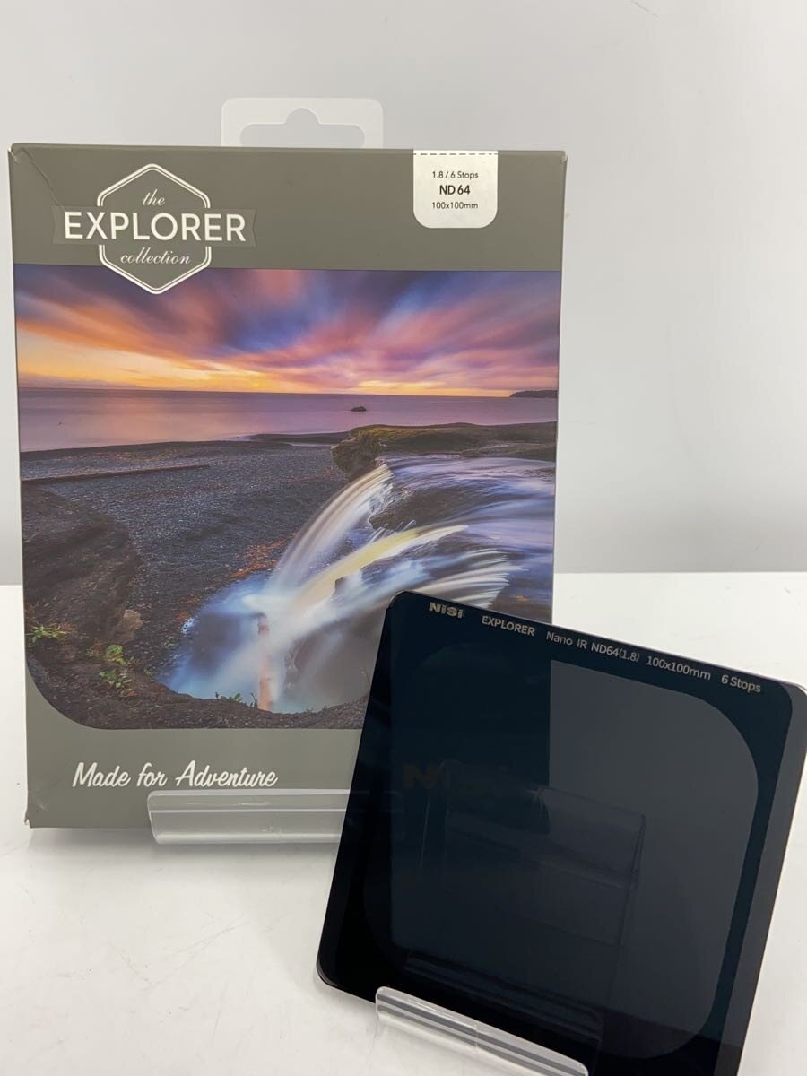 【中古】Nisi◆角型水漉し 【Explorer Nano IR ND64(1.8) 6Stops 100×100粍】//【写真機】