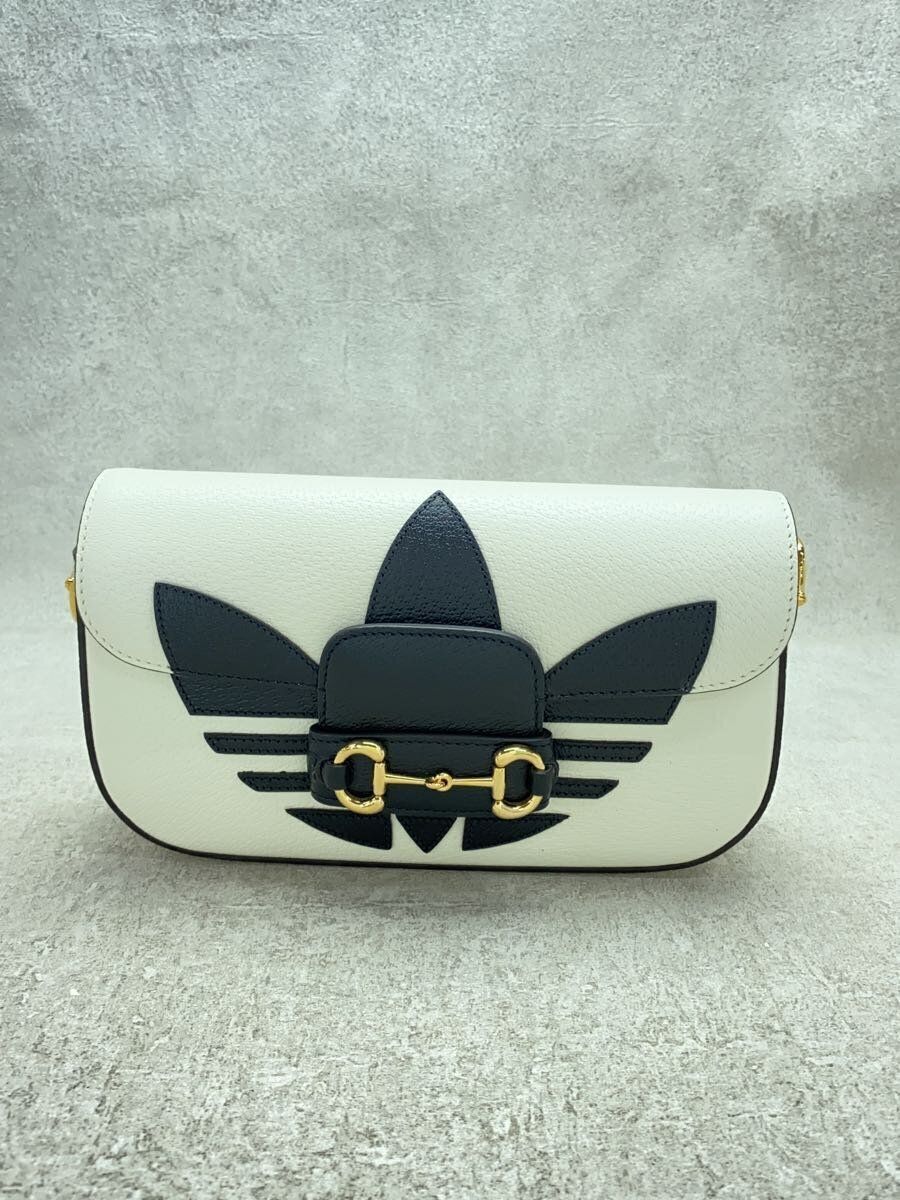 【中古】GUCCI◆ホースビットスモール/ショルダーバッグ/レザー/WHT/722009/? NULL ?【バッグ】|2nd STREET 店