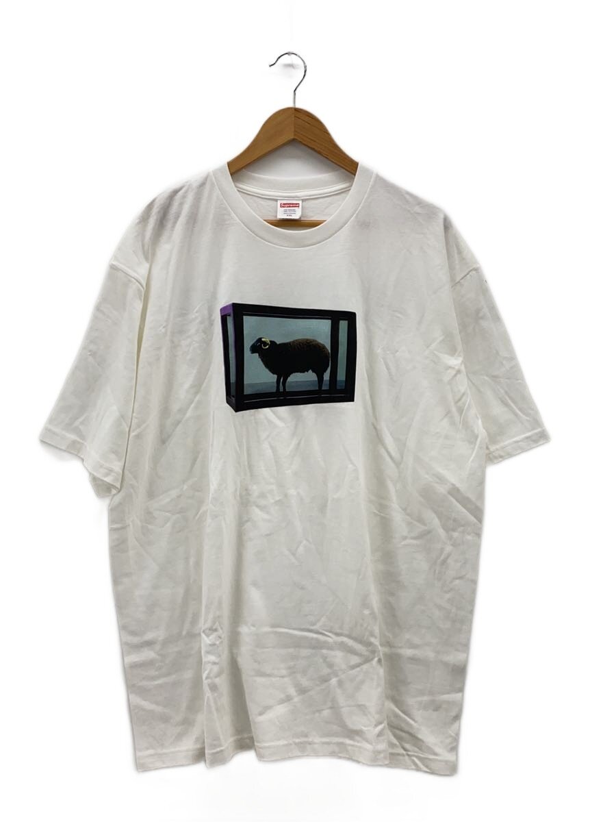 【中古】Supreme◆ティーシャツ/XXL/綿織物/WHT【メンズウェア】