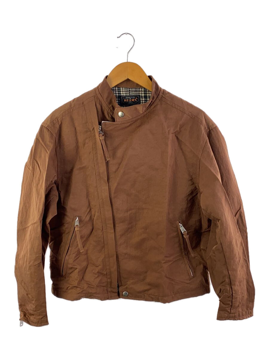 【中古】BEAMS +◆24AW/Riders Jacket Nylon Satin/S/ナイロン/ブラウン/38-18-0584-791【メンズウェア】｜2ｎｄ STREET 店