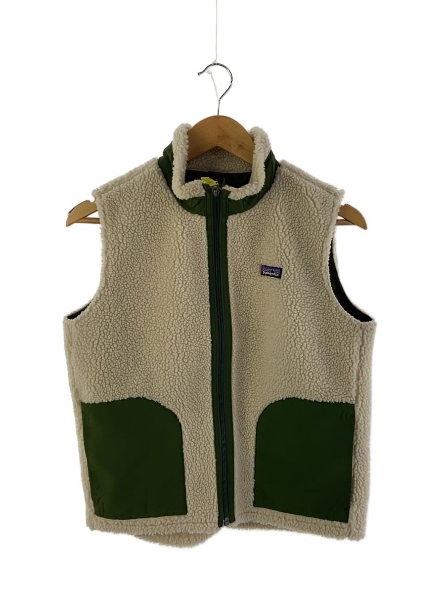 【中古】patagonia◆より良い/XL/ポリエステル/BEG/無地/65619FA17【キッズ】