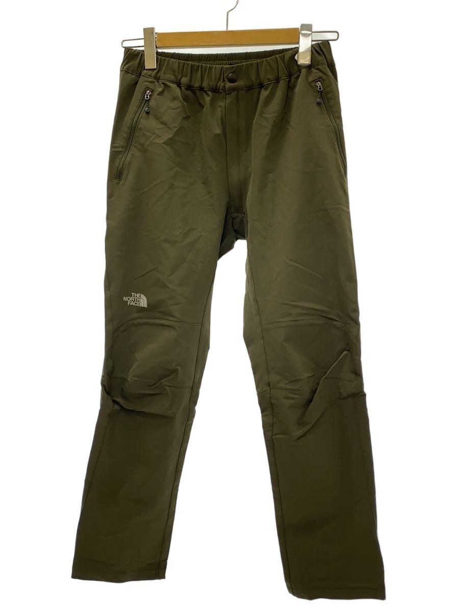 【中古】THE NORTH FACE◆ALPINE LIGHT PANT_アルパインライトパンツ/S/ナイロン/KHK/無地【メンズウェア】