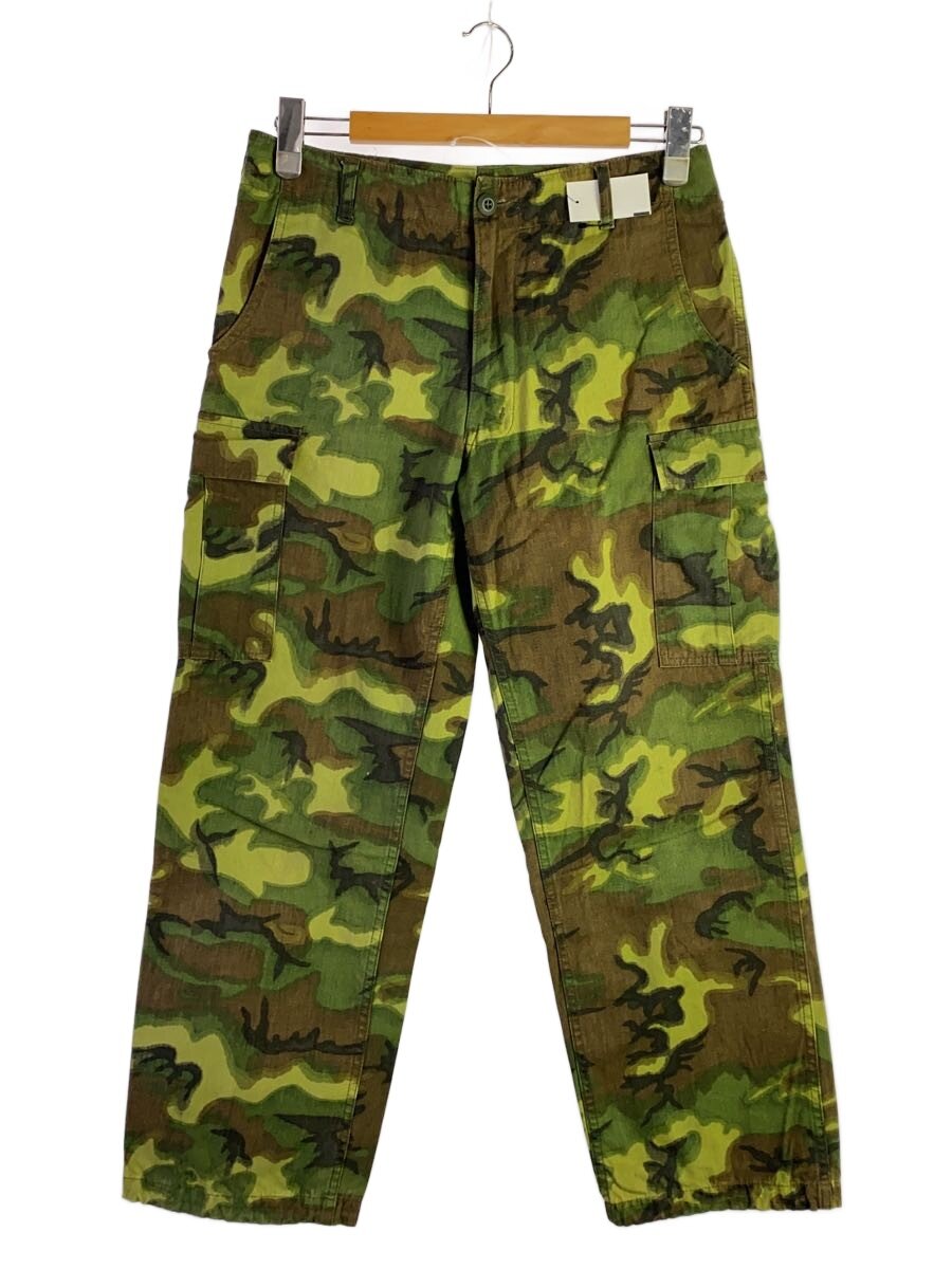 【中古】MILITARY◆カーゴパンツ/--/--/GRN/家鴨フラ【メンズウェア】