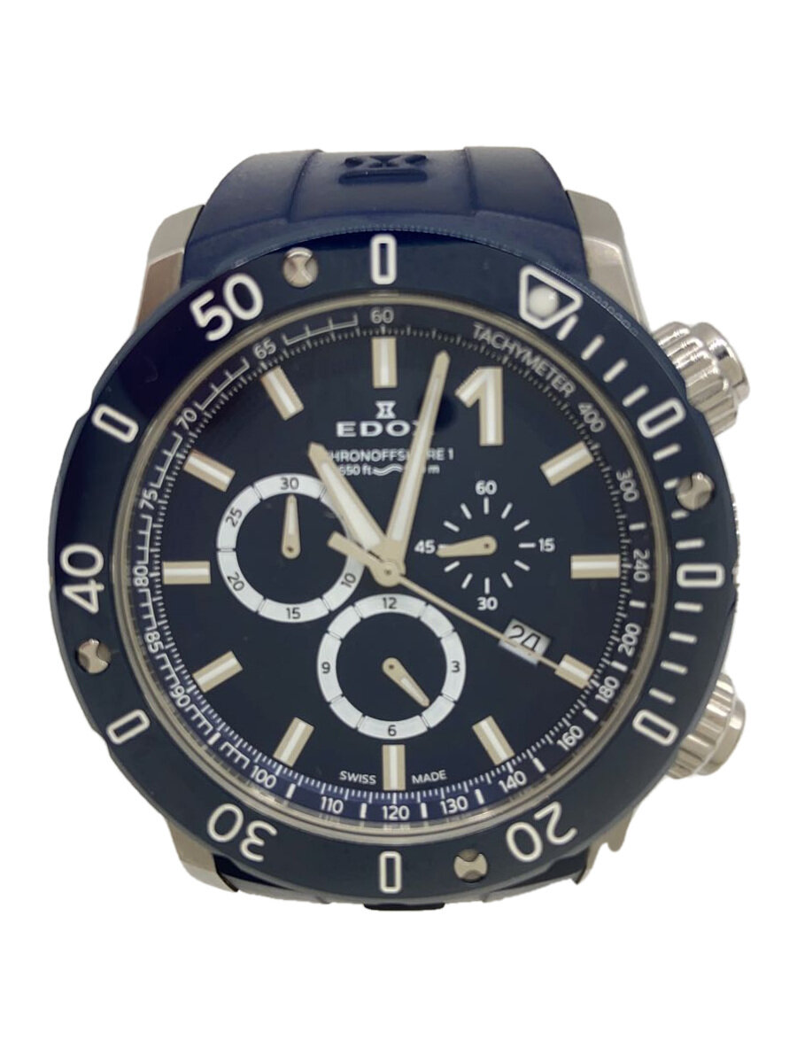 【中古】EDOX◆腕時計/アナログ/BLU/BLU/1123816-3BU3-BUIN3//【服飾雑貨他】｜2ｎｄ STREET 店