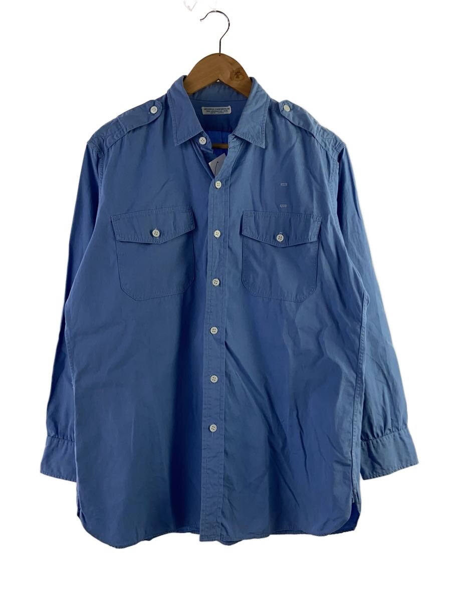 【中古】長袖プルオーバー/--/--/BLU/無地【メンズウェア】