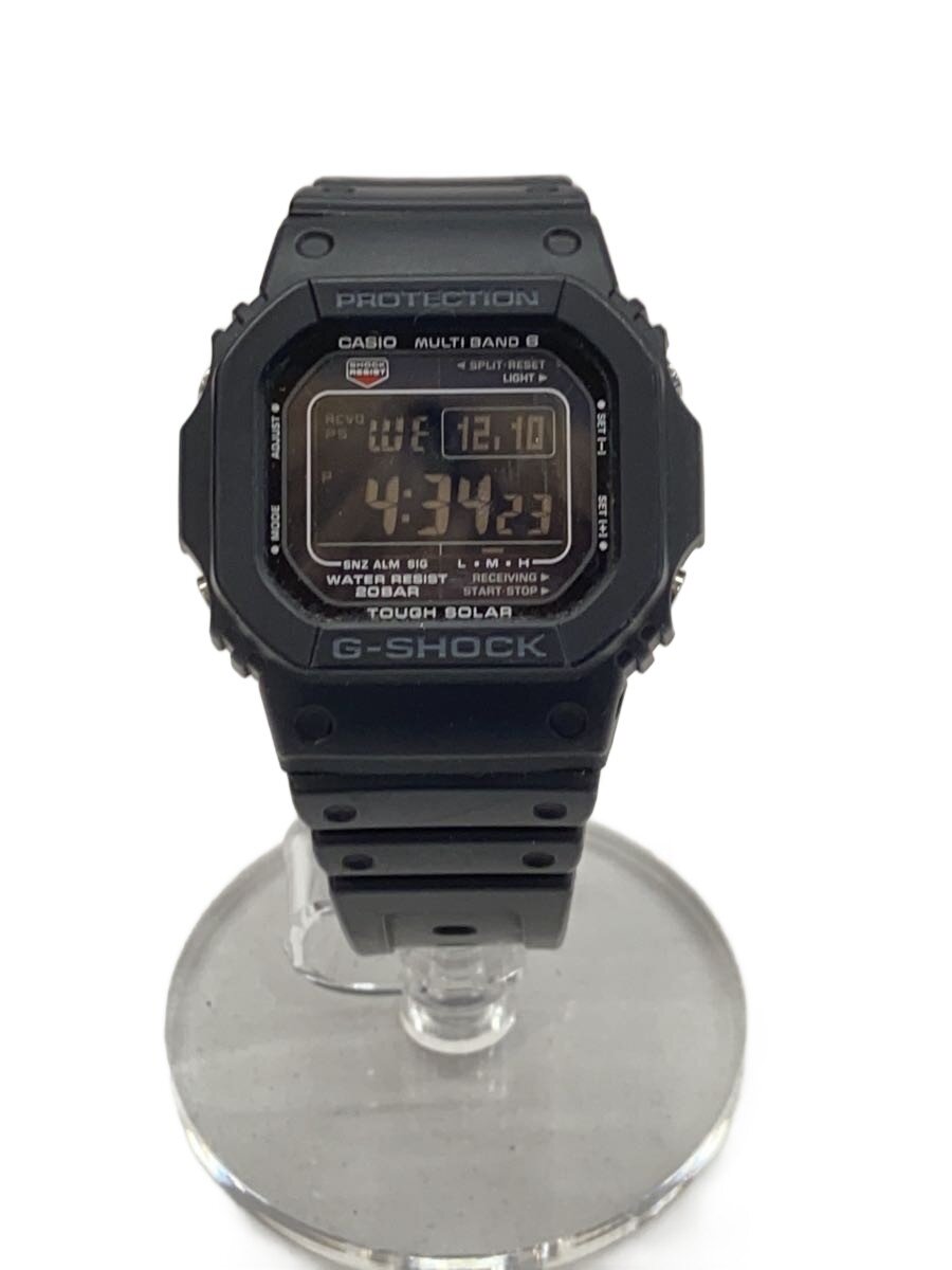 【中古】CASIO◆ソーラーウオッチ_G-SHOCK/デジタル/BLK/BLK【服飾雑貨他】