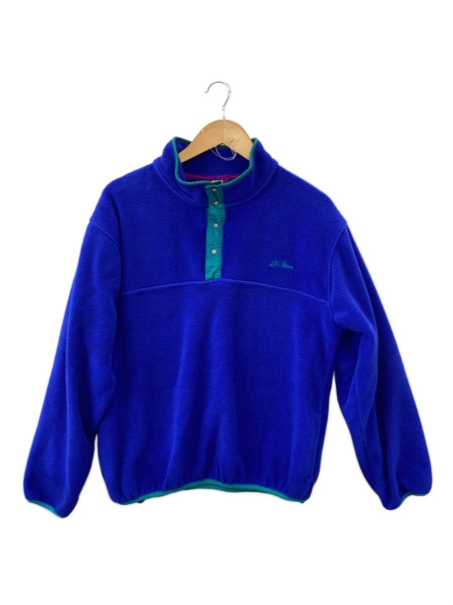 【中古】L.L.Bean◆80s～90s/フリースジャケット/XL/ポリエステル/BLU【メンズウェア】