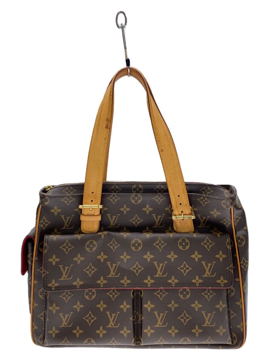 【中古】LOUIS VUITTON◆ミュルティプリ・シテ_モノグラム・キャンバス/PVC/BRW/角擦れ有り【バッグ】｜2ｎｄ STREET 店 53,196円