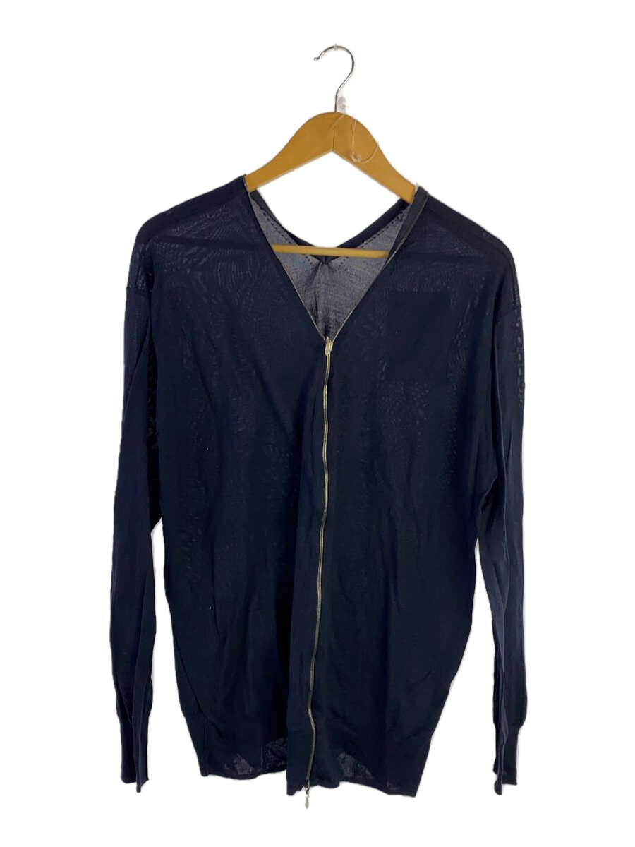 【中古】NICENESS◆ジレー/25SS/S.FABRICE/L/地絹/NVY/nn-2701k15//【メンズウェア】