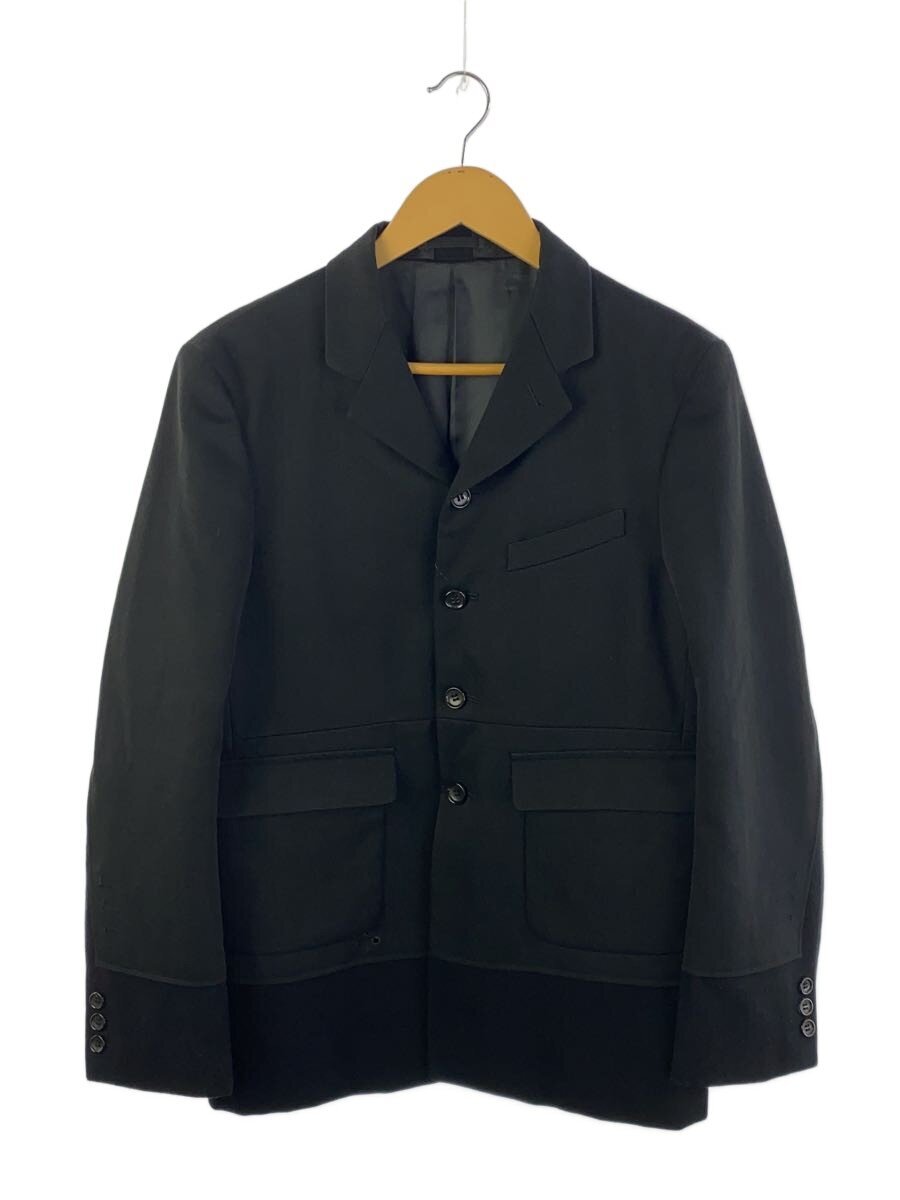 【中古】COMME des GARCONS HOMME PLUS◆00AW/ドッキングロック期/AD2000/テーラードジャケット/S/ポリエステル/BLK/PJ-04038//【メンズウェア】｜2ｎｄ STREET 店