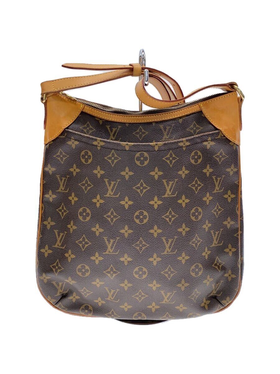 【中古】LOUIS VUITTON◆オデオンMM_モノグラム・帆布/PVC/BRW【御徒面子】