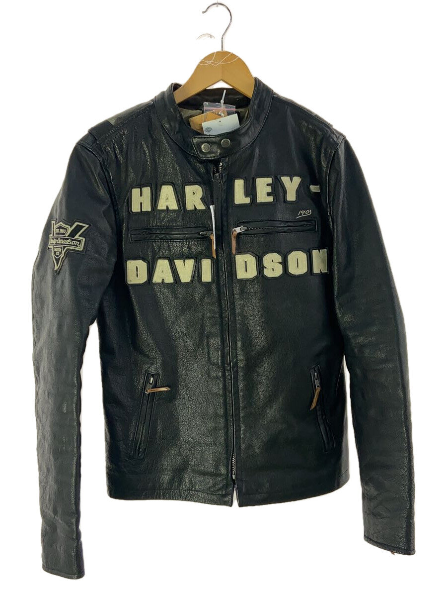 【中古】HARLEY DAVIDSON◆JACKET-VINTAGE RACE LEATHER/S/レザー/BLK/97000-20VM/000S//【メンズウェア】｜2ｎｄ STREET 店