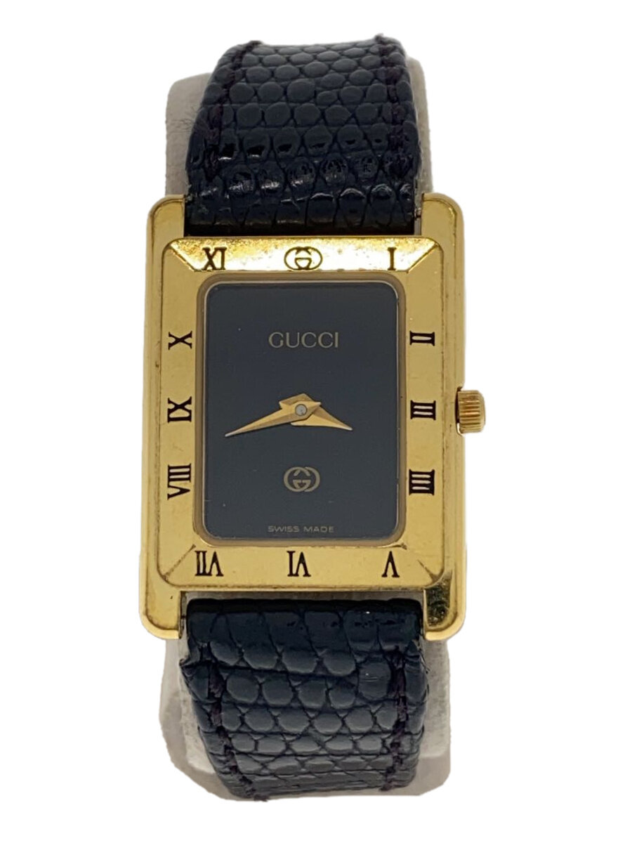 【中古】GUCCI◆OLD GUCCI/ウォッチ/アナログ/黒いこと/4200L/社外胴締め/? NULL ?//【服飾雑貨他】