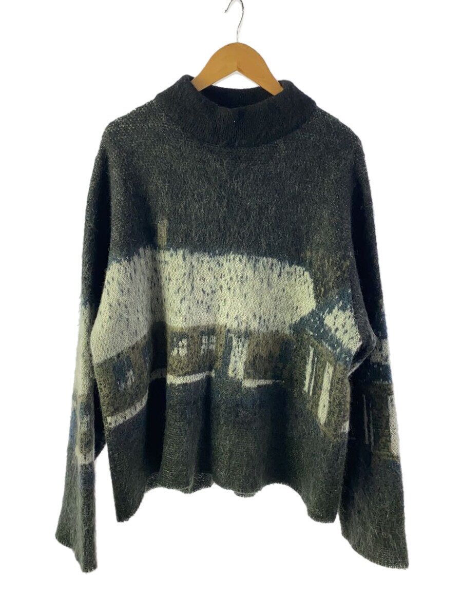 【中古】SHINYA KOZUKA◆21AW/Hammershoi Knit/2102SK58/編み物/スウェーター(朦々たる)/one/モヘヤ//【メンズウェア】