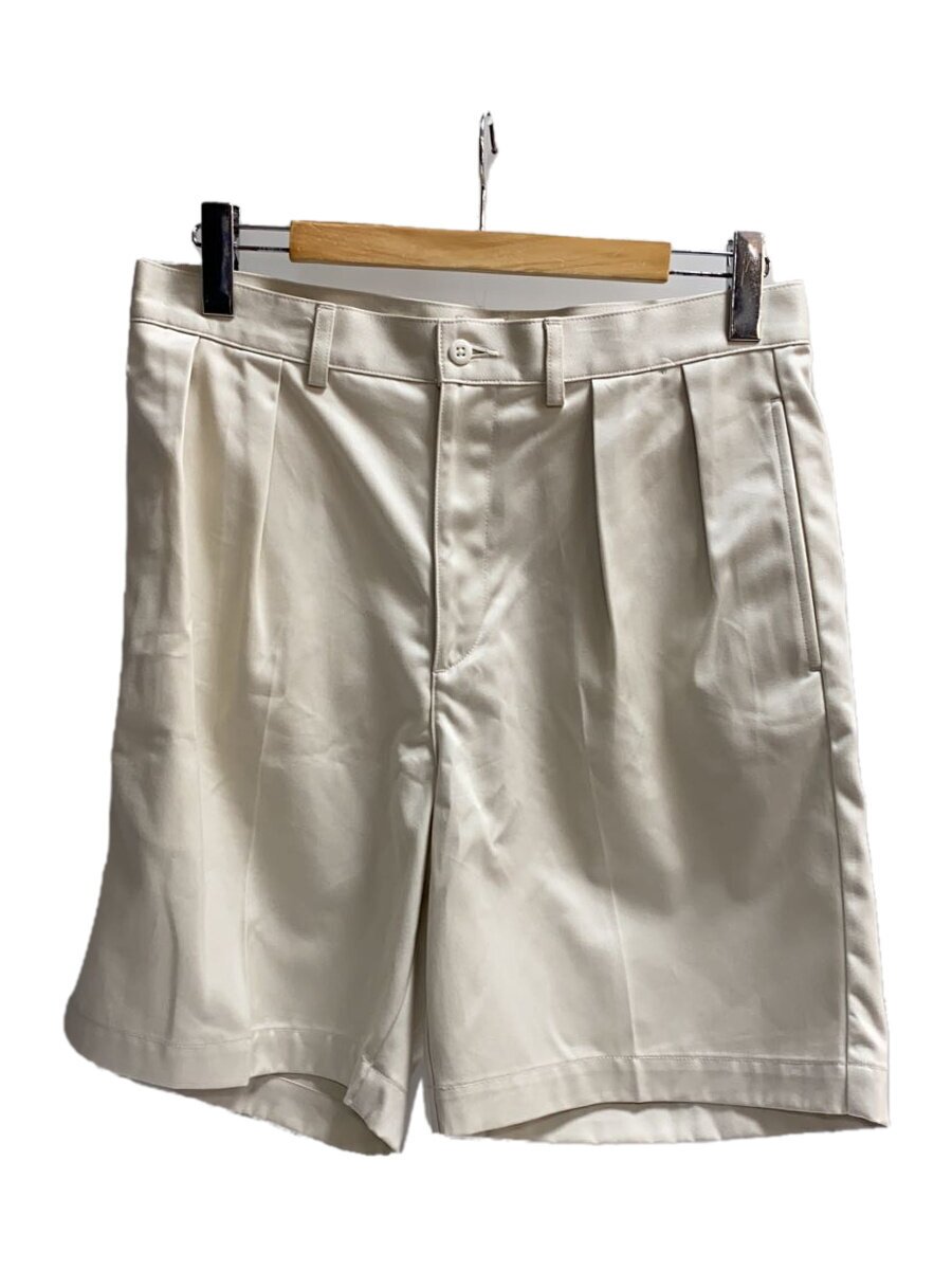【中古】WACKO MARIA◆DOUBLE PLEATED CHINO SHORT TROUSERS/L/綿織物/ベージュ//【メンズウェア】