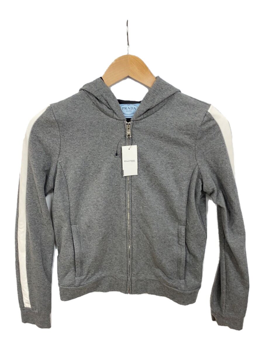 【中古】PRADA◆ジップパーカー/138541 R191 D8R【レディース御召しもの】