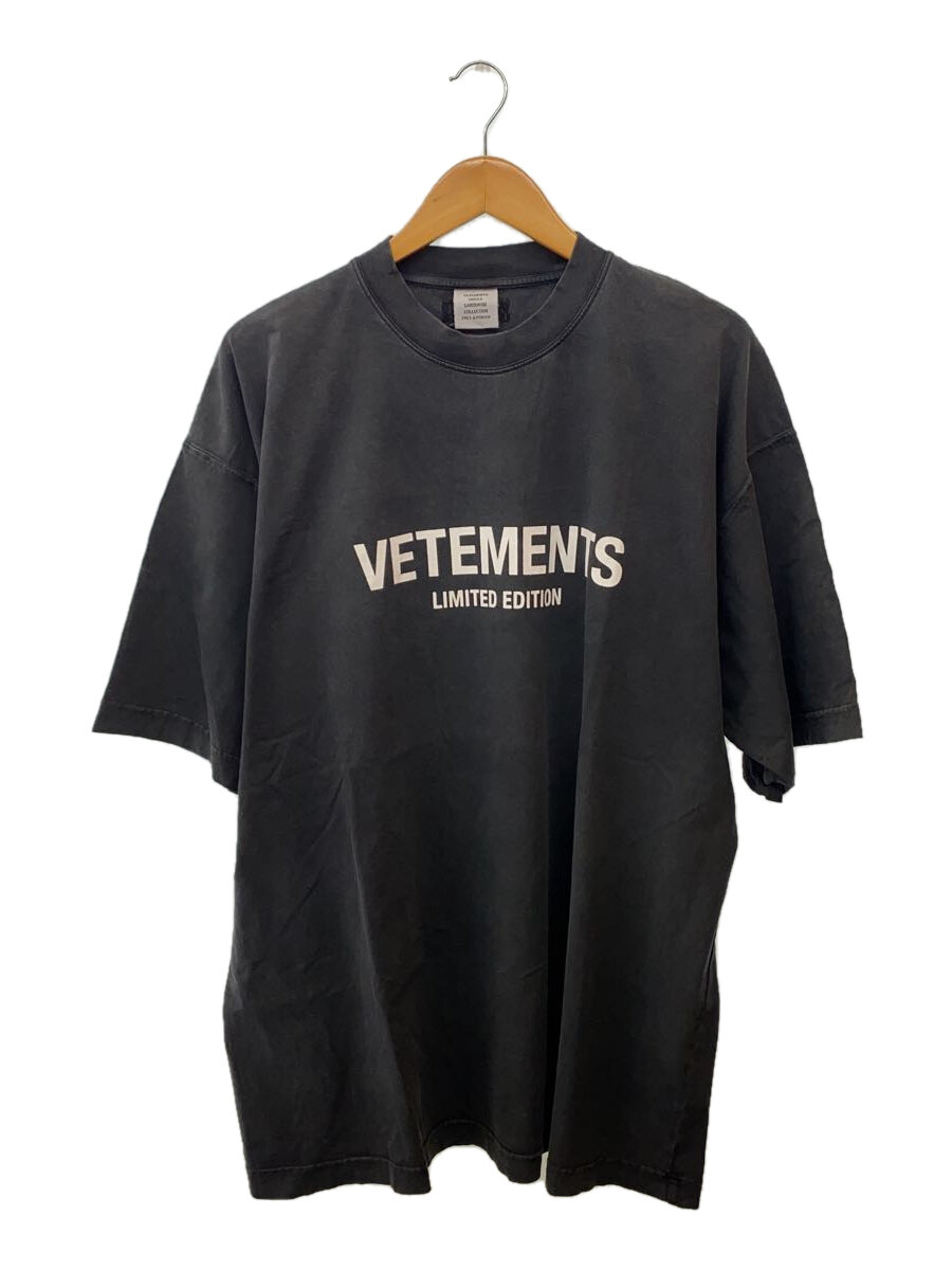 【中古】VETEMENTS◆24SS/LIMITED EDITION LOGO TTプルオーバー/XS/綿織物/ブラジャー/刷り上げる/UE64TR800W//【メンズウェア】