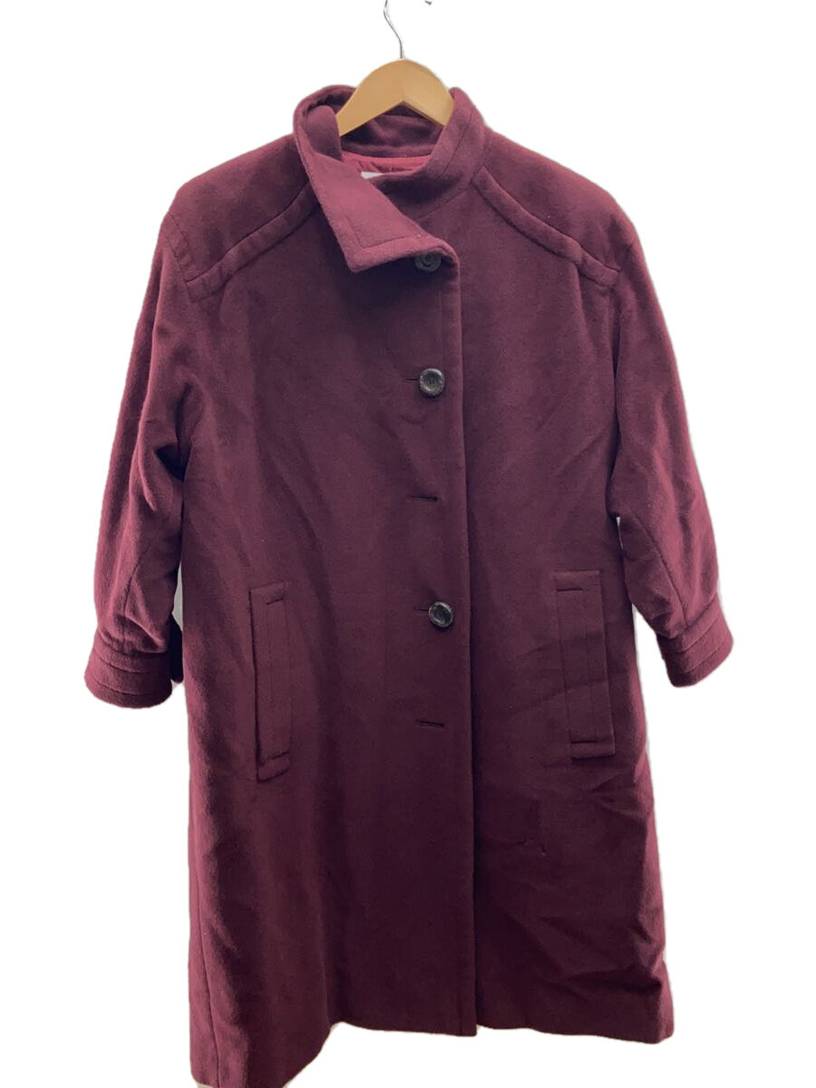 【中古】YVES SAINT LAURENT◆チェスターコート/34/羊毛/BRD/HWC87-275//【レディース御召しもの】