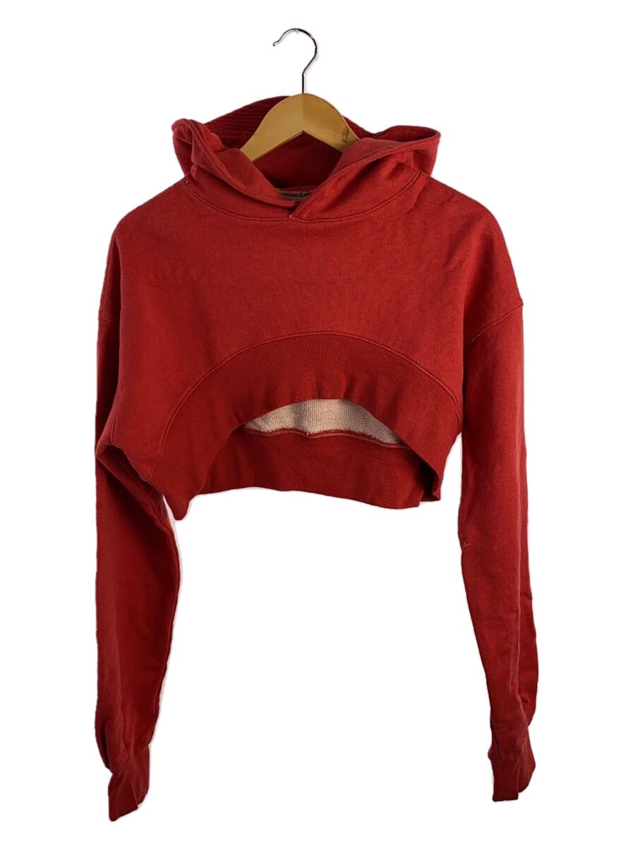 【中古】WHIPPER SNAPPER/24AW/Cropped Hoodie/遊撃手丈パーカー/F/赤いこと【メンズウェア】