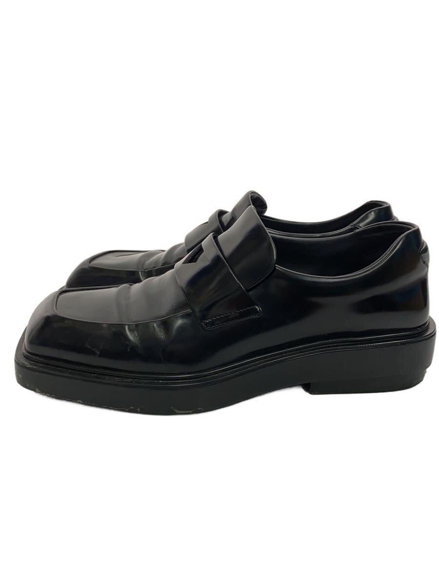 【中古】PRADA◆ローファー/38.5/BLK/履きジワ有/? NULL ?【シューズ】|2nd STREET 店