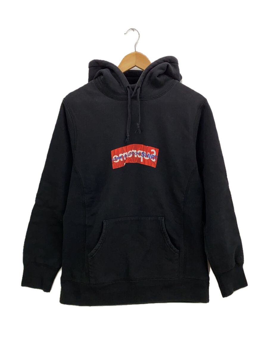 【中古】Supreme◆Box Logo Hooded Sweatshirt/M/綿織物/BLK/無地【メンズウェア】
