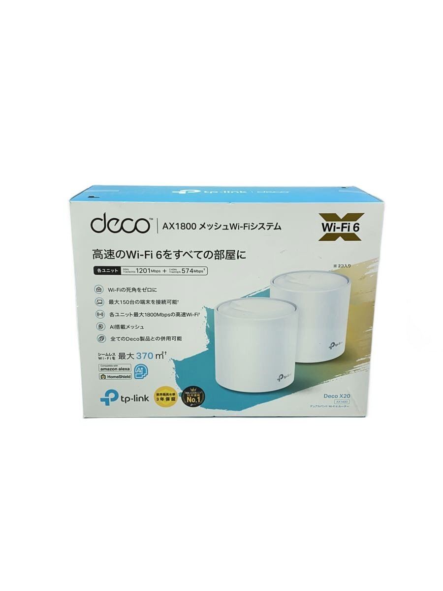 【中古】tp-link◆マイコン境界線の外側計器 DECO X20 2-PACK【マイコン】
