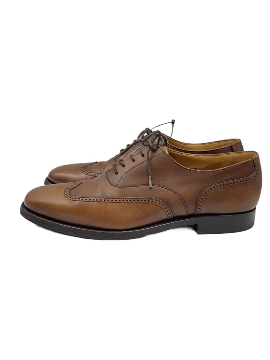 【中古】CROCKETT\u0026JONES◆CLIVEDEN/お召しものシューズ/UK7/BRW/なめし革//【シューズ】