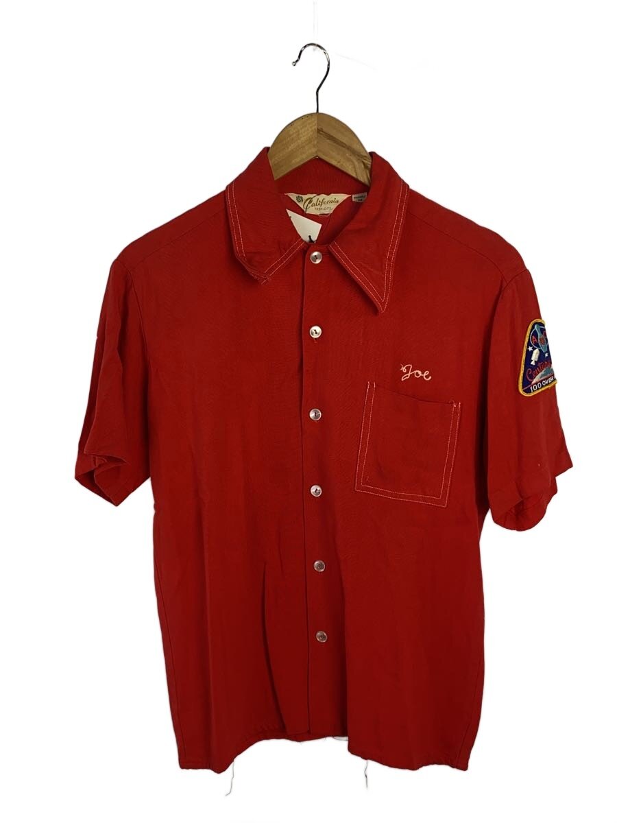 【中古】CALIFORNIA FASHION/半袖プルオーバー/M/--/RED【メンズウェア】