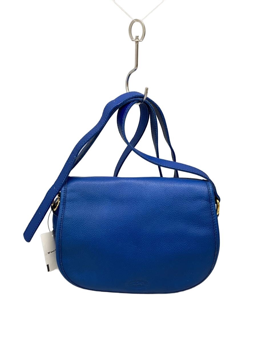 【中古】LONGCHAMP◆ショルダーバッグ/レザー/BLU/無地【バッグ】｜2ｎｄ STREET 店