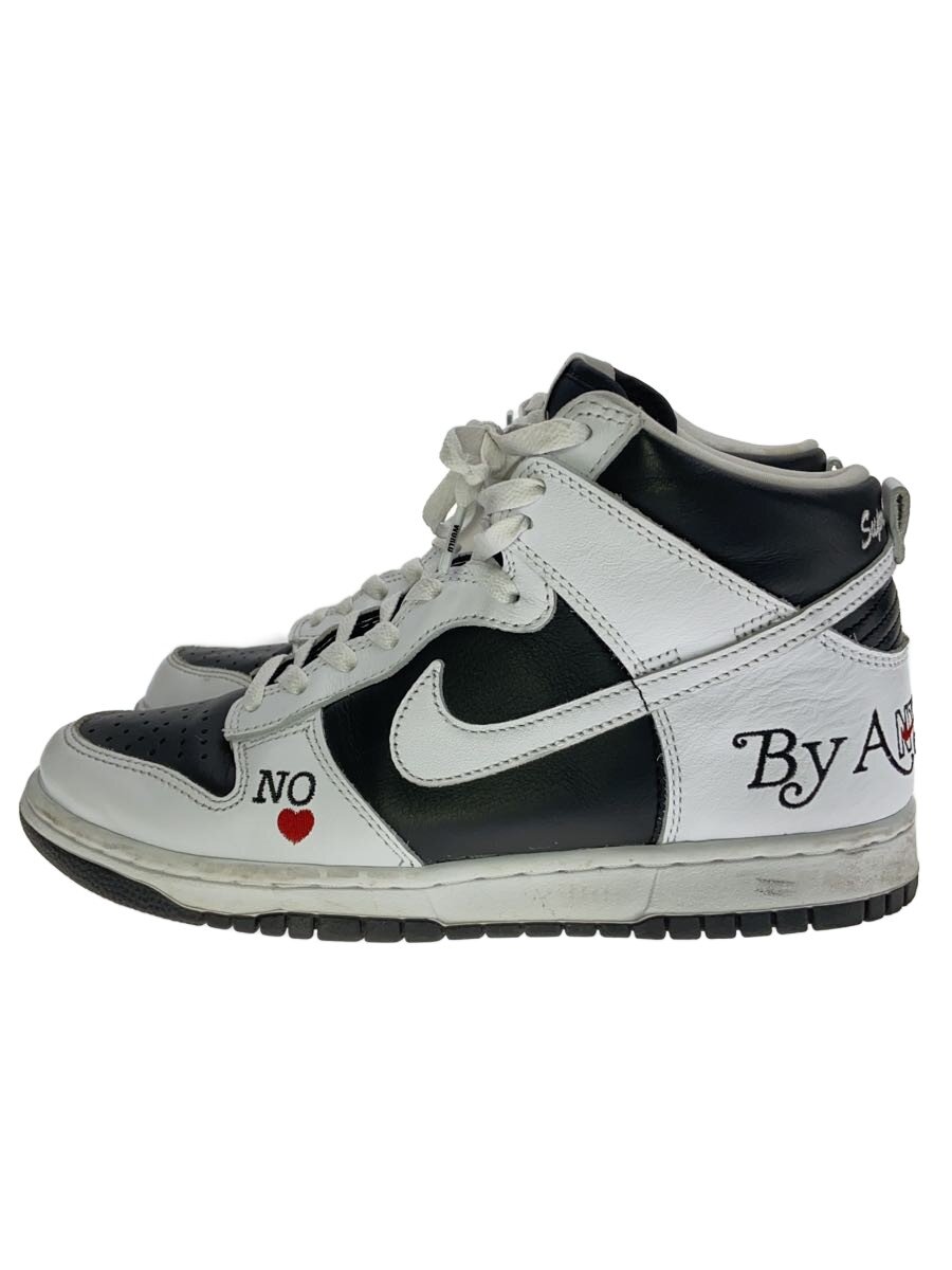 【中古】NIKE◆DUNK HIGH OG QS_ダンク 御機嫌 目あたらしい クイックストライク/26糎/WHT//【シューズ】